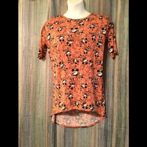 LulaRoe, vintage mini mouse print Irma tunic, Sm, New without tags